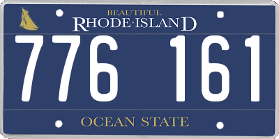 RI license plate 776161