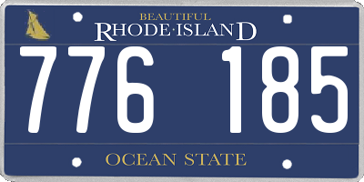 RI license plate 776185