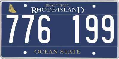 RI license plate 776199