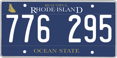 RI license plate 776295