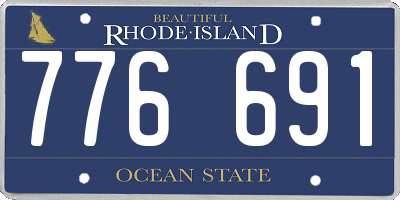 RI license plate 776691