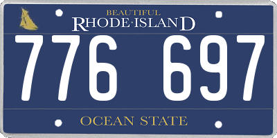 RI license plate 776697