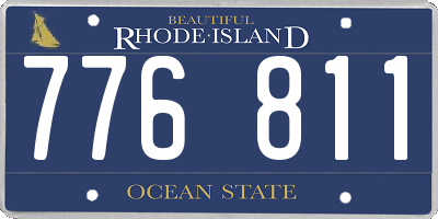 RI license plate 776811