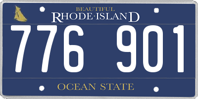RI license plate 776901