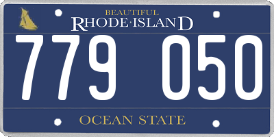 RI license plate 779050