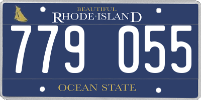 RI license plate 779055