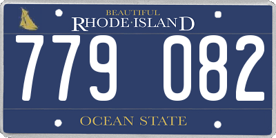 RI license plate 779082