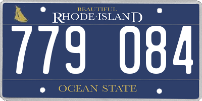 RI license plate 779084