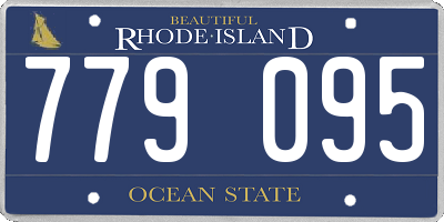RI license plate 779095