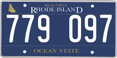 RI license plate 779097