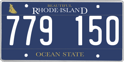 RI license plate 779150