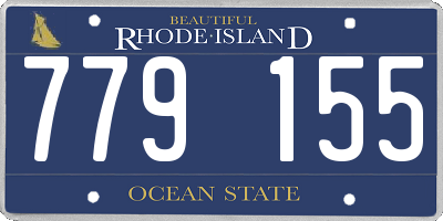 RI license plate 779155