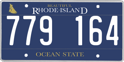 RI license plate 779164