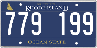 RI license plate 779199