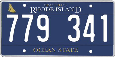 RI license plate 779341