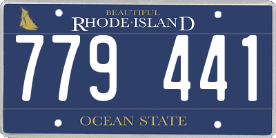 RI license plate 779441