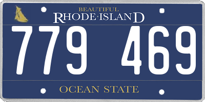 RI license plate 779469