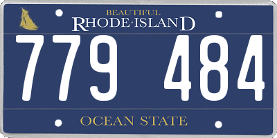 RI license plate 779484