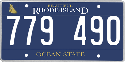 RI license plate 779490