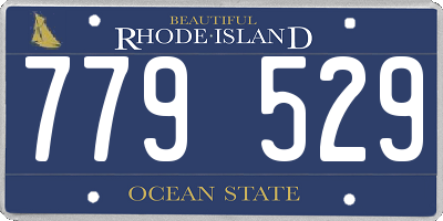 RI license plate 779529