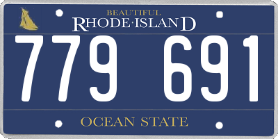 RI license plate 779691