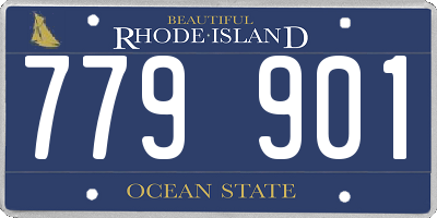 RI license plate 779901