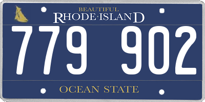 RI license plate 779902