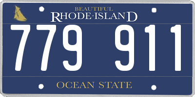 RI license plate 779911