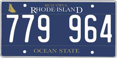 RI license plate 779964