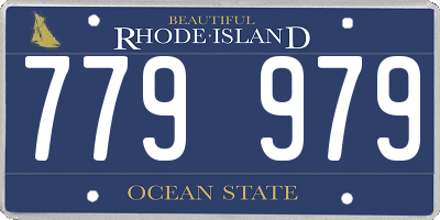 RI license plate 779979