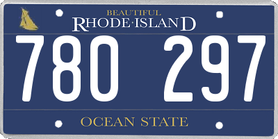 RI license plate 780297