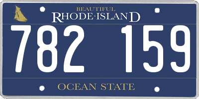 RI license plate 782159