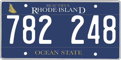 RI license plate 782248