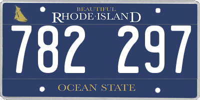 RI license plate 782297