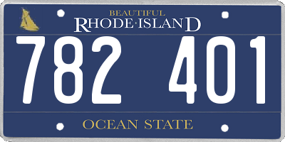 RI license plate 782401
