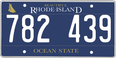 RI license plate 782439