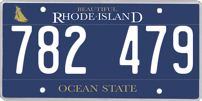 RI license plate 782479