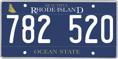 RI license plate 782520