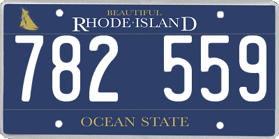 RI license plate 782559