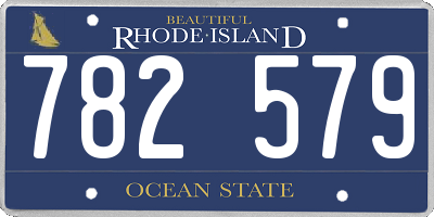 RI license plate 782579