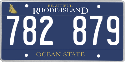 RI license plate 782879