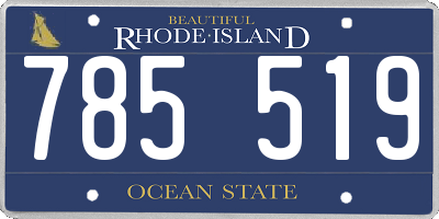 RI license plate 785519