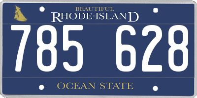 RI license plate 785628