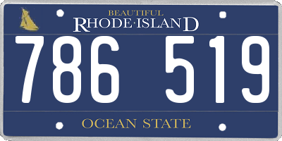 RI license plate 786519