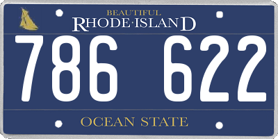RI license plate 786622