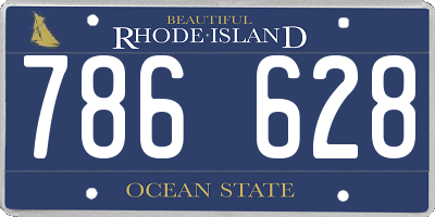 RI license plate 786628