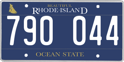 RI license plate 790044