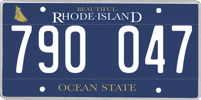RI license plate 790047