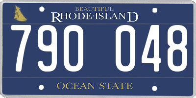 RI license plate 790048
