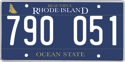 RI license plate 790051